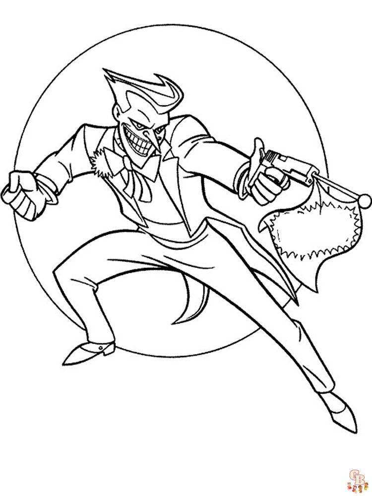 Top joker coloring pages free printable