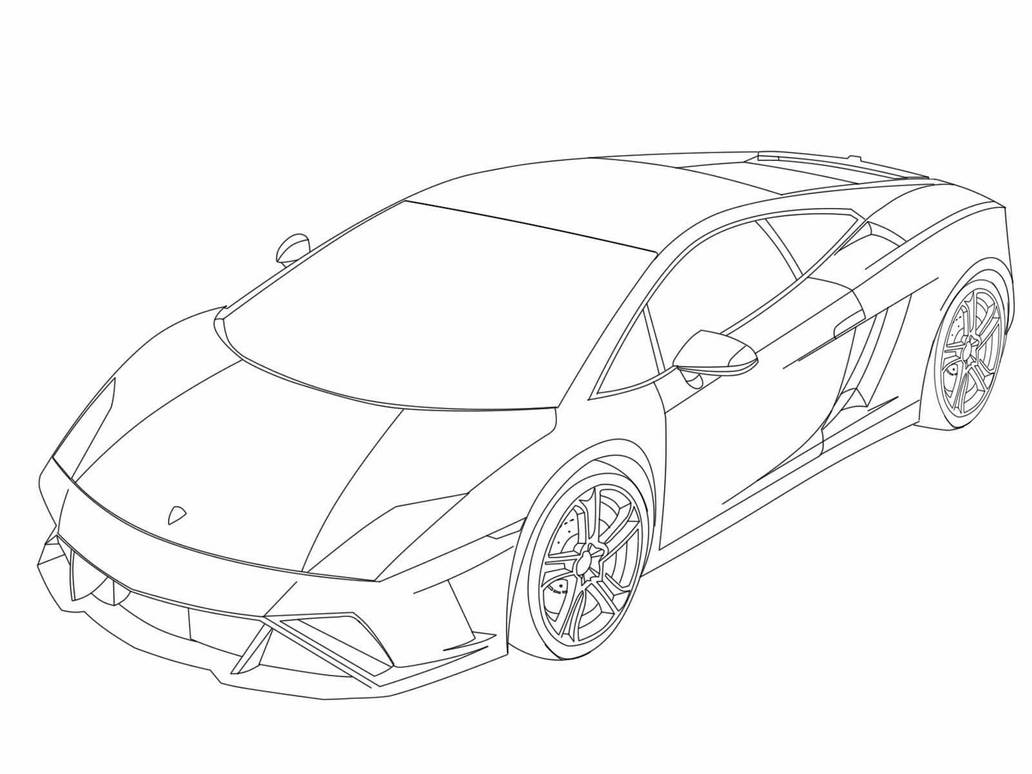 Lamborghini coloring pages by coloringpageswk on