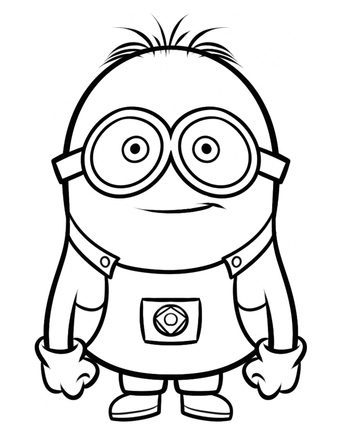Coloring for kids minion