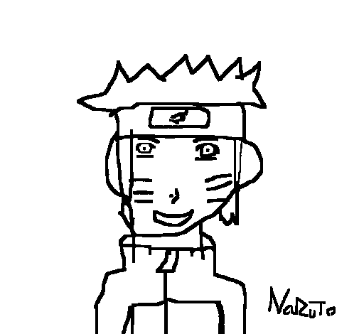 Dibujo de naruto para colorear