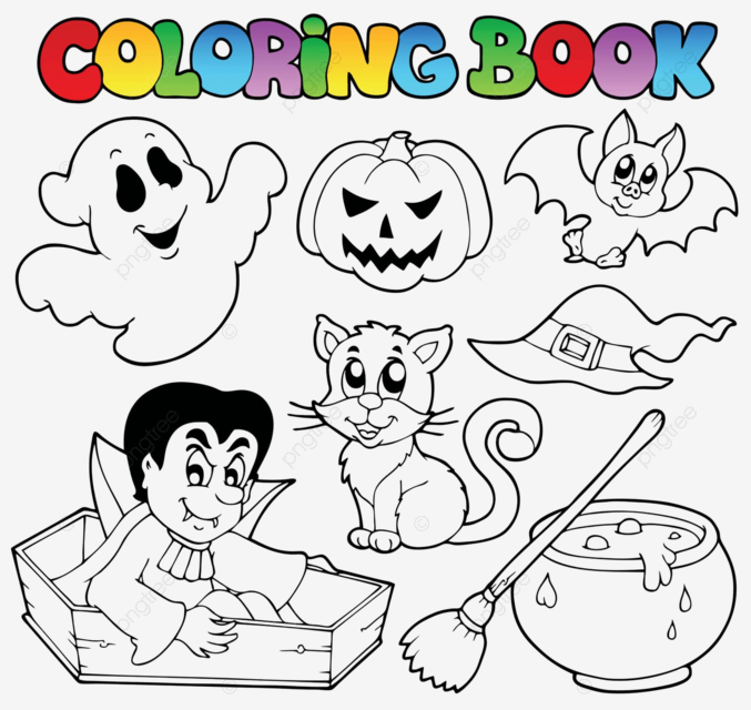 Dibujo de libro para colorear dibujos animados halloween vector murciãlago octubre vector png dibujos dibujo del coche dibujo de dibujos animados dibujo de libro png y vector para dcargar gratis