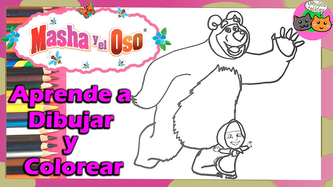 Asha y el oso dibujos fãciles