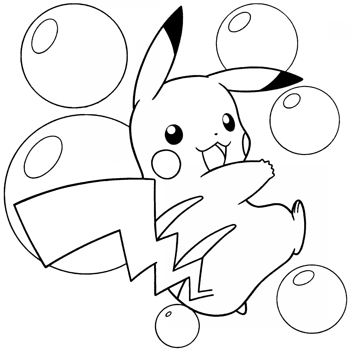 Dibujos de pikachu para pintar dibujos de pikachu para dibujo de pikachu dibujos para colorear pokemon colorear pokemon