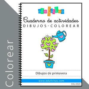 Dibujos de primavera para colorear descarga gratis pdf con ibujos