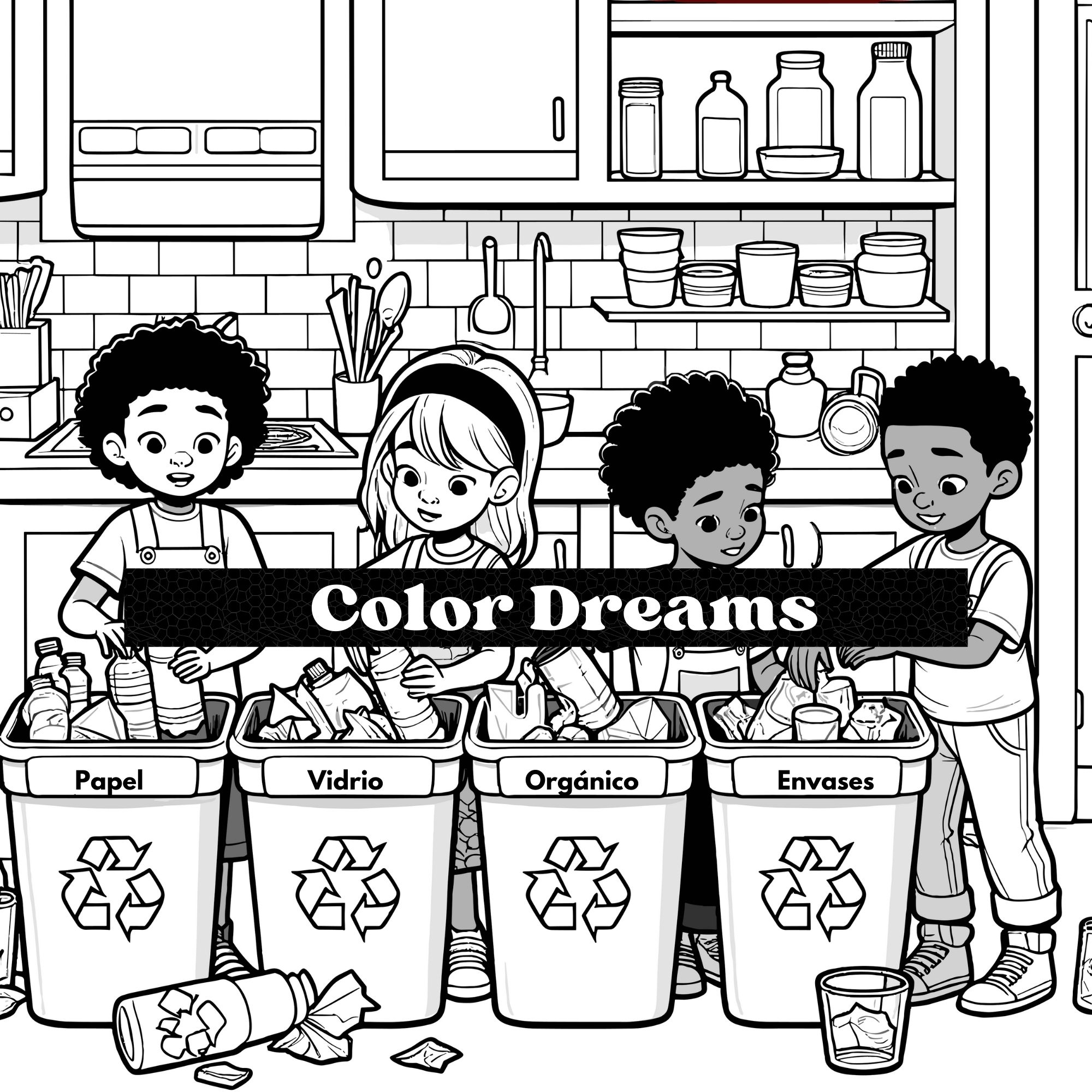 Los hãroes del reciclaje un cuento con dibujos para colorear â color dreams