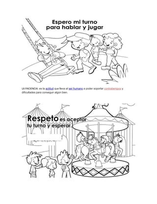 Los valor y sus dibujos pdf