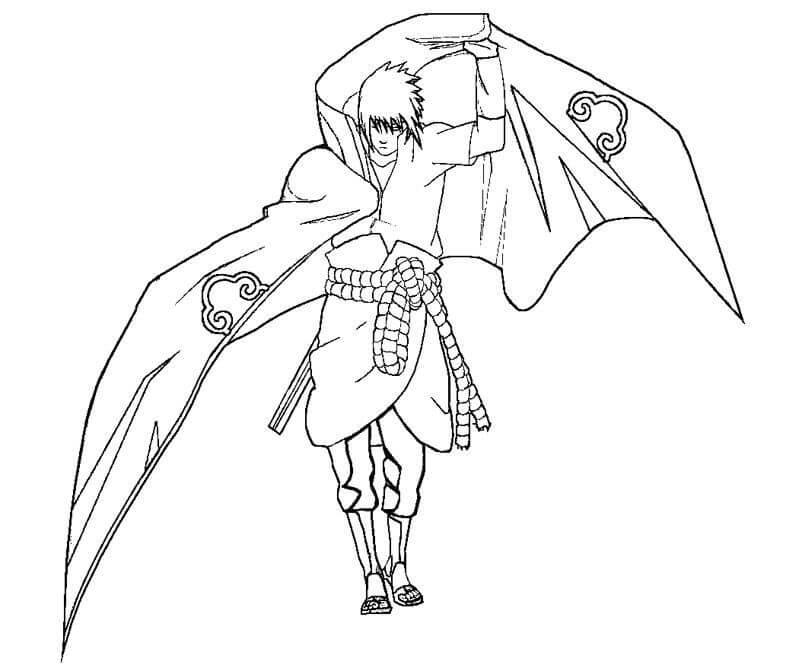 Sasuke coloring pages