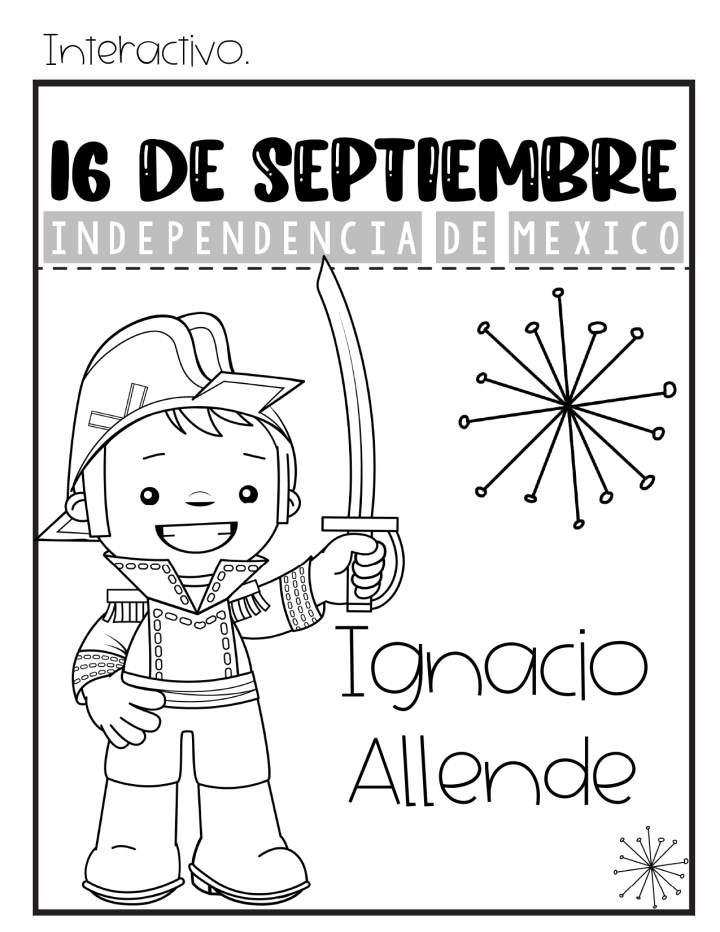 De septiembre independencia de mãxico cuaderno interactivo de actividades