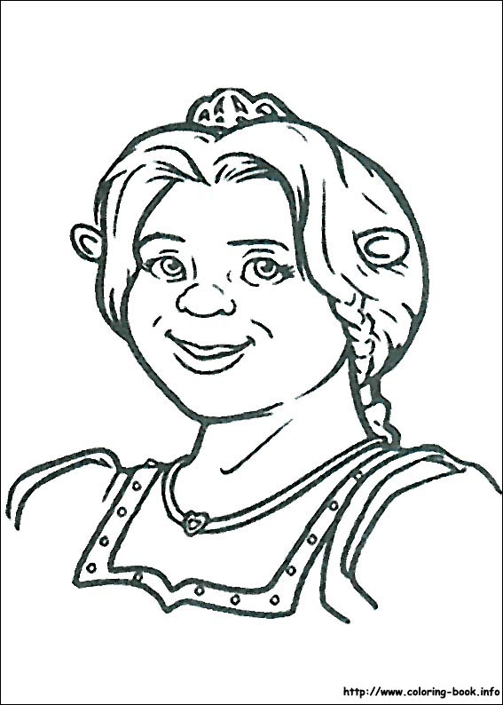 Shrek coloring picture