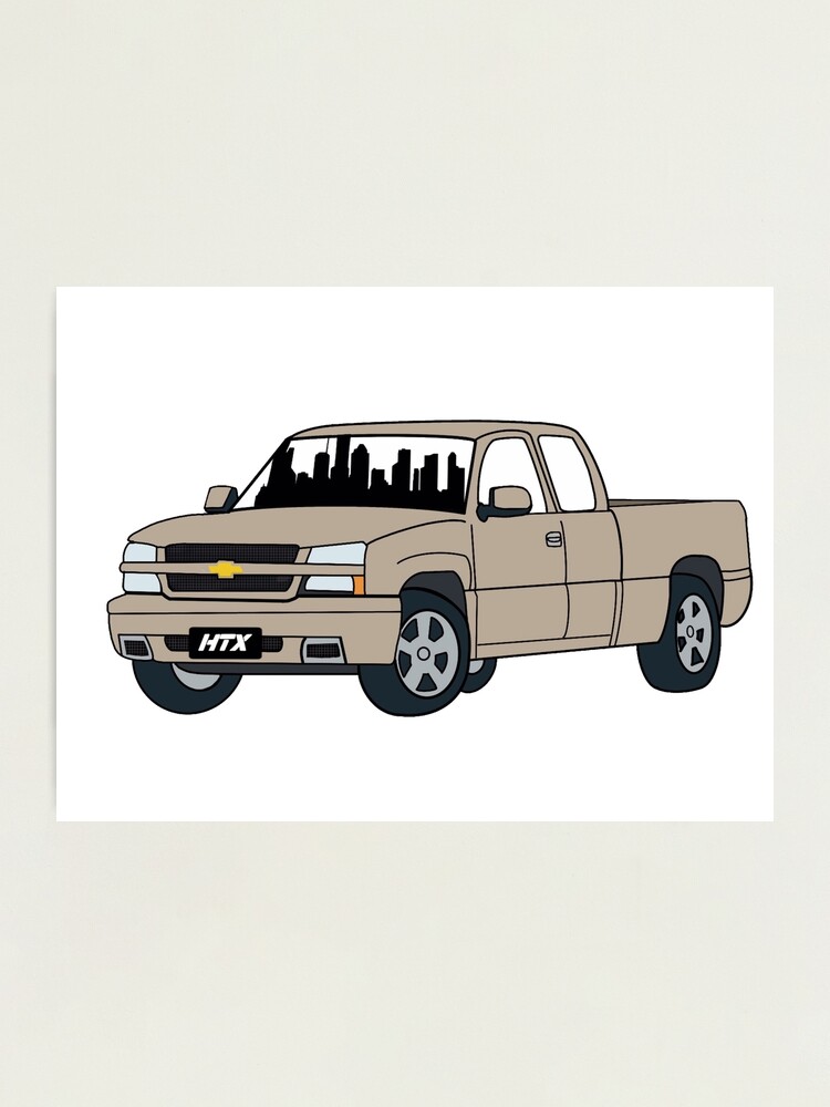 Chevy silverado photographic print for sale by simplyvanza