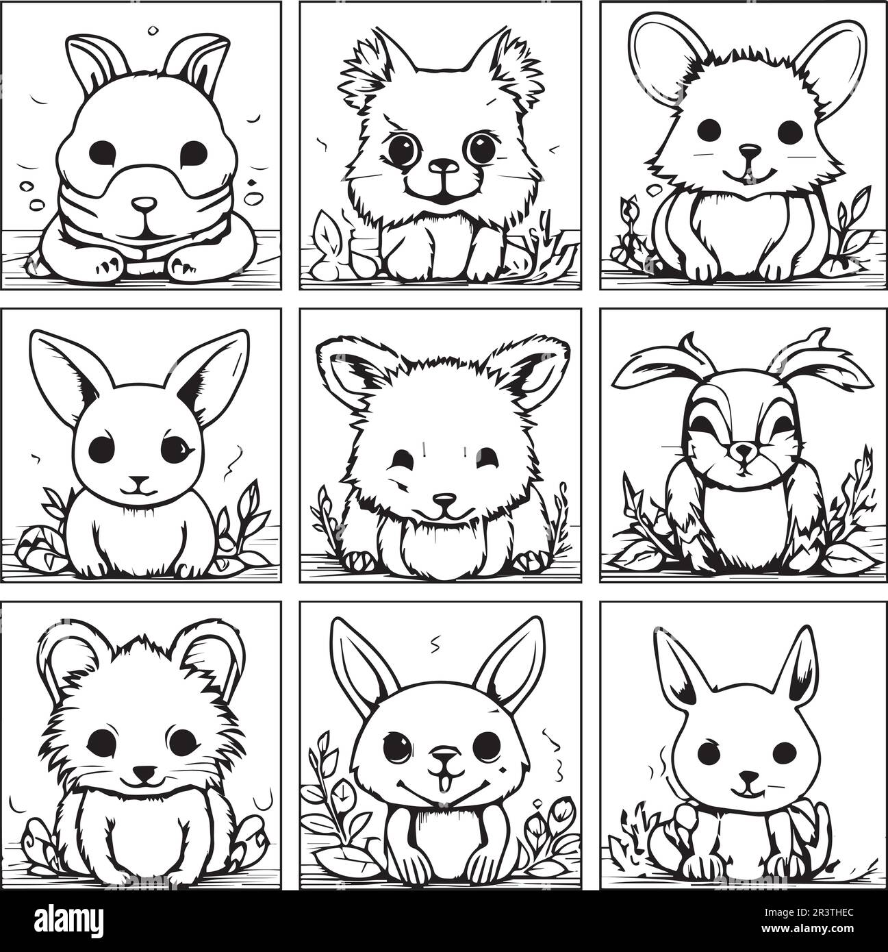 Easter coloring page hi