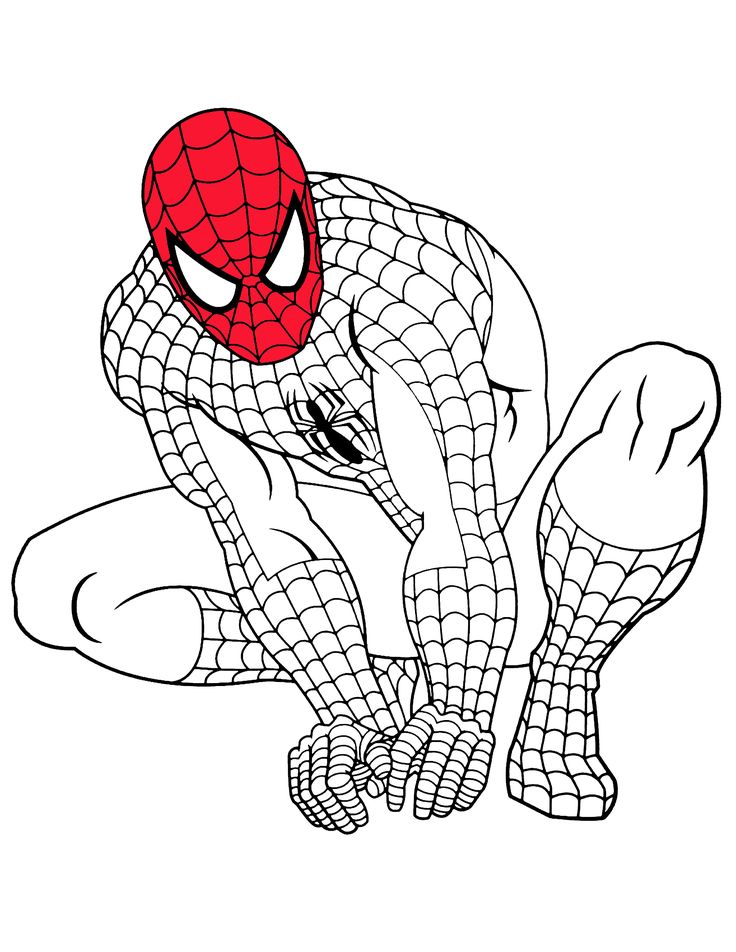 Spiderman coloring pag for kids spiderman coloring cute coloring pag superhero coloring pag