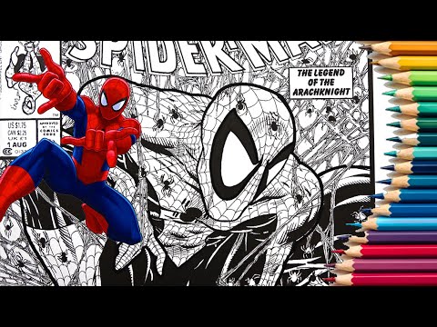 Spiderman coloring pages for kids of all ages spiderman