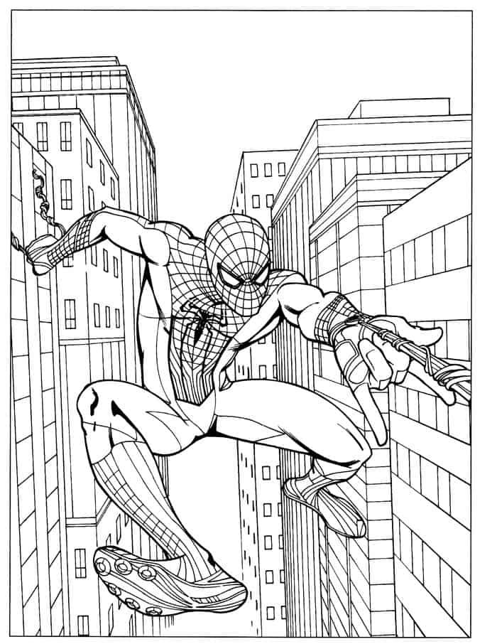 Spiderman loring pages for boys spiderman loring superhero loring pages superhero loring