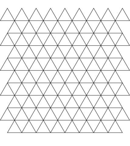 Teselado con triãngulos dibujo para colorear categorãas mosaicos pãginâ geometria triangulos pãginas para colorear para imprimir gratis pãginas para colorear