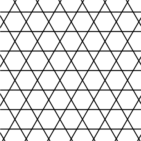 Tessellation with hexagon and triangles coloring page free printable coloring pages