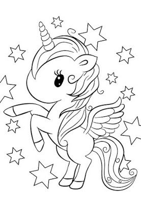 Dibujo de unicornio pa colore unicorn coloring pages kids printable coloring pages free coloring pages