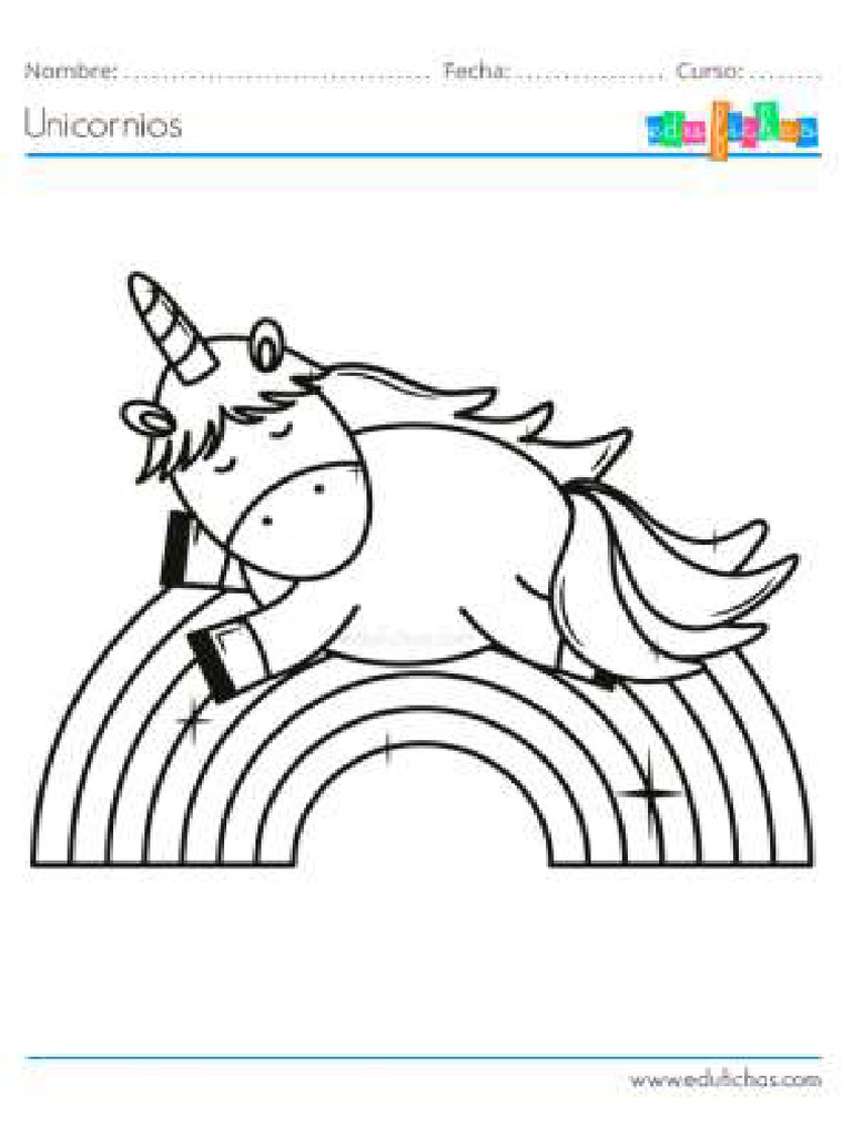 Pintar unicornios x pdf