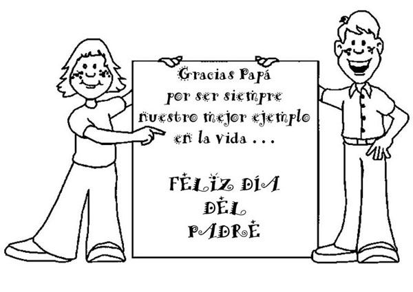 Dibujos para el dãa del padre para colorear e imprimir poemas dia del padre fras bonitas feliz dãa del padre