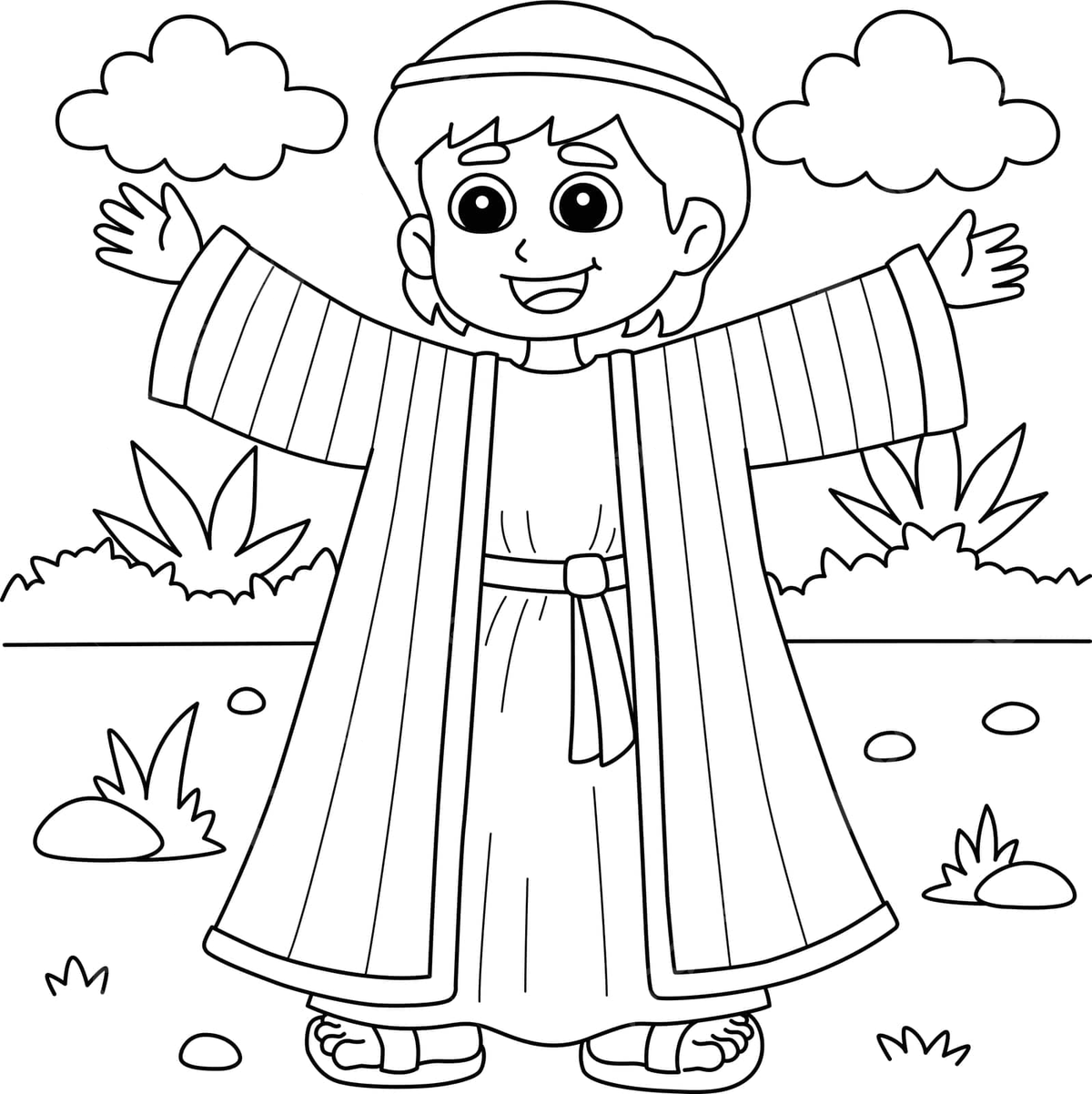 Dibujo de joseph cristiano para colorear niãos pãgina del evangelio vector png dibujos dibujo de anillo dibujo infantil dibujo cristiano png y vector para dcargar gratis