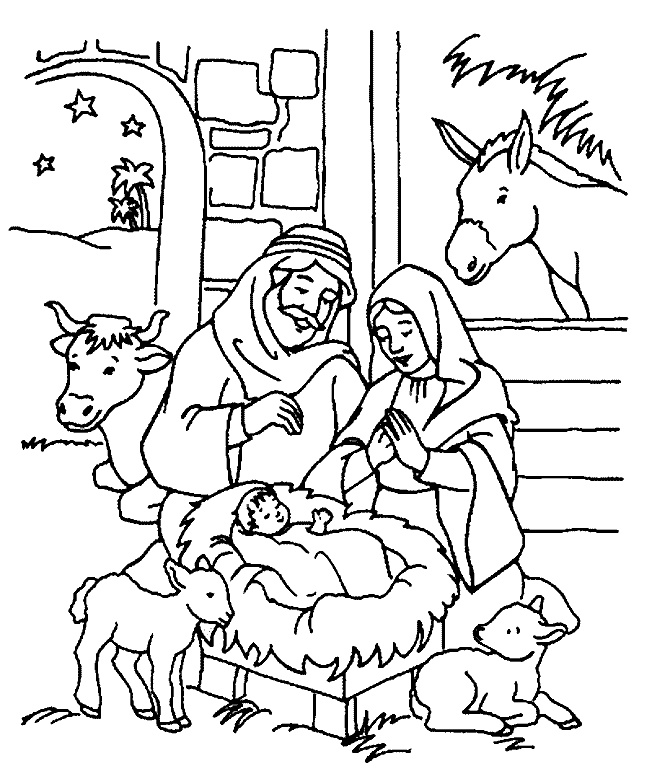 Nativity coloring page pesebres para colorear nacimiento para colorear jesus para colorear