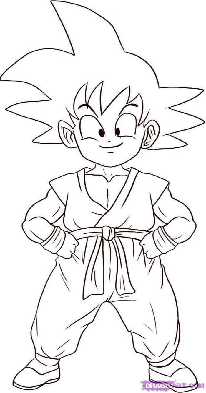 The kindly goku coloring pages pdf