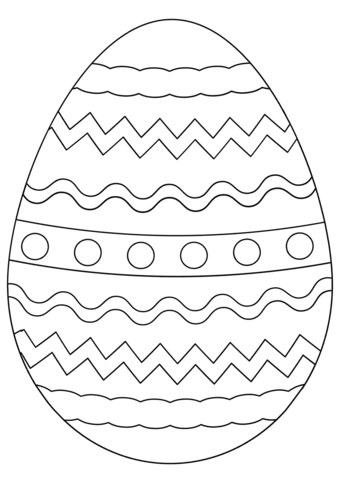 Dibujo de huevo de pascua para colorear dibujos para colorear imprimir gratis