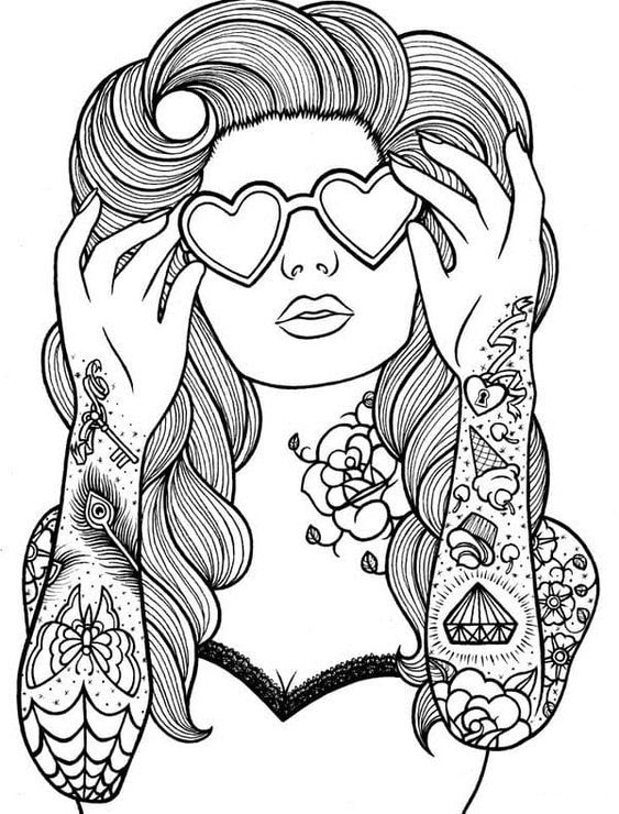 Dibujos para colorear para adultos todos los temas posibles imprimir gratis tattoo coloring book people coloring pages coloring pages for girls