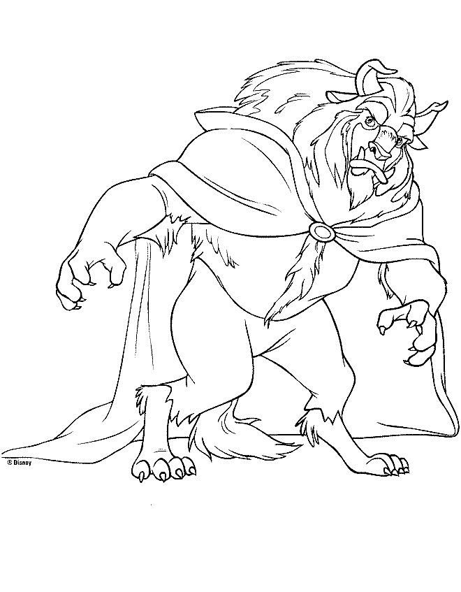 Disegni di la bella e la bestia da colore ctoon coloring pages disney coloring pages cool coloring pages