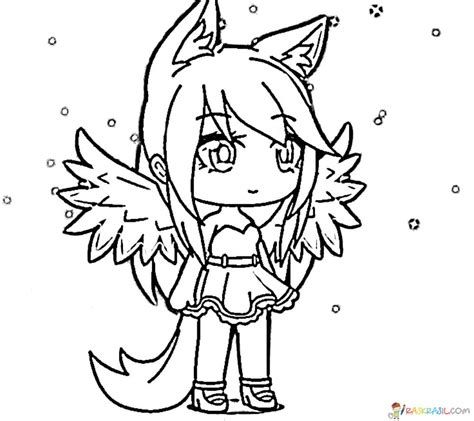 Gacha life coloring pages lineart coloring pages cute coloring pages anime girl drawings