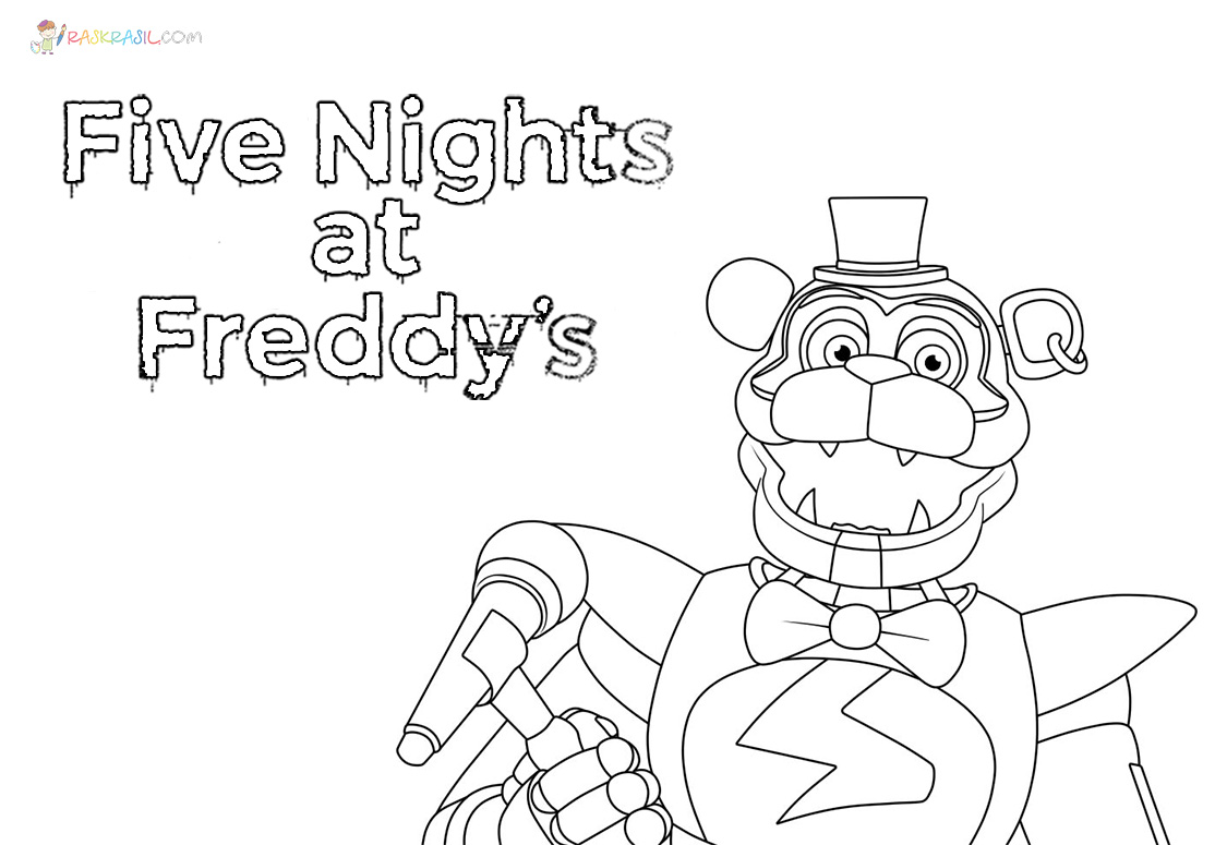 Five nights at freddys coloring pages