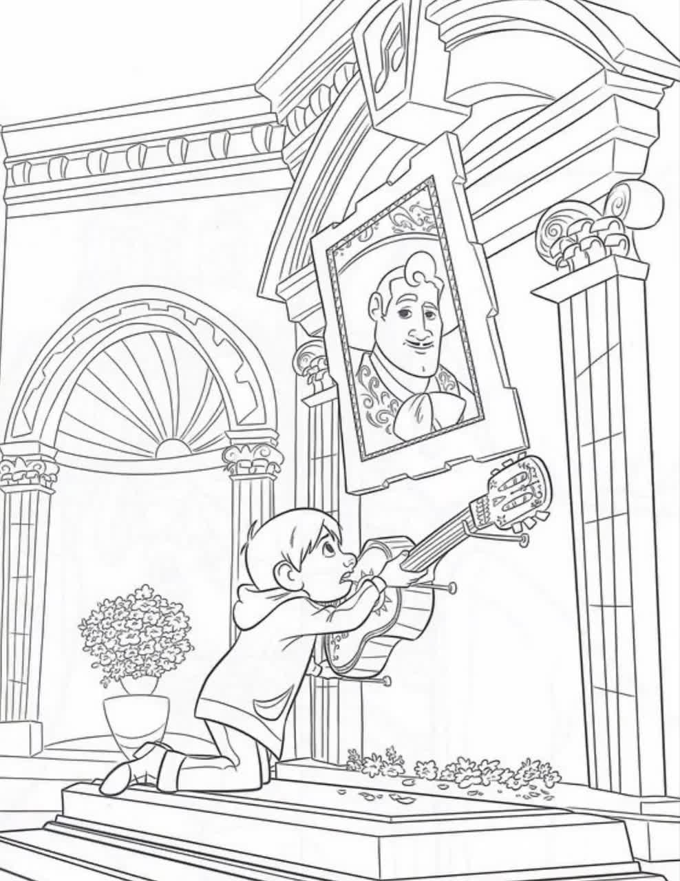 Coco printable coloring pages