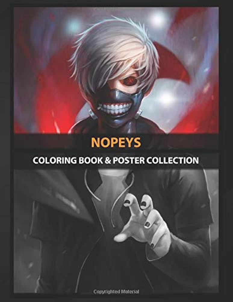 Coloring book poster collection nopeys the black reaper anime manga coloring nopeyszhg libros