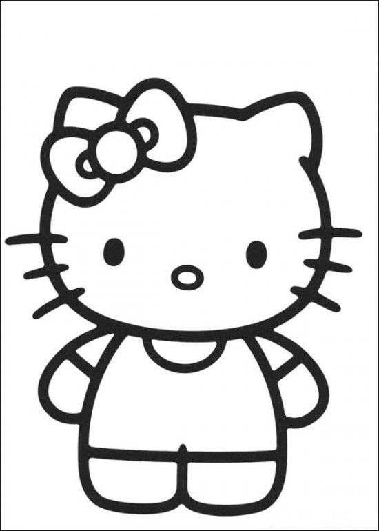 Free printable hello kitty coloring pages hello kitty para colorear dibujos de hello kitty hello kitty