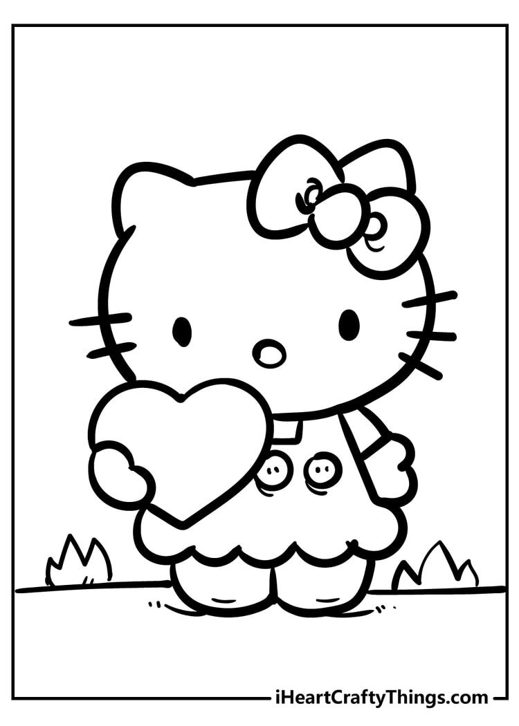 Cute and sweet hello kitty coloring pages hello kitty colouring pages hello kitty coloring kitty coloring