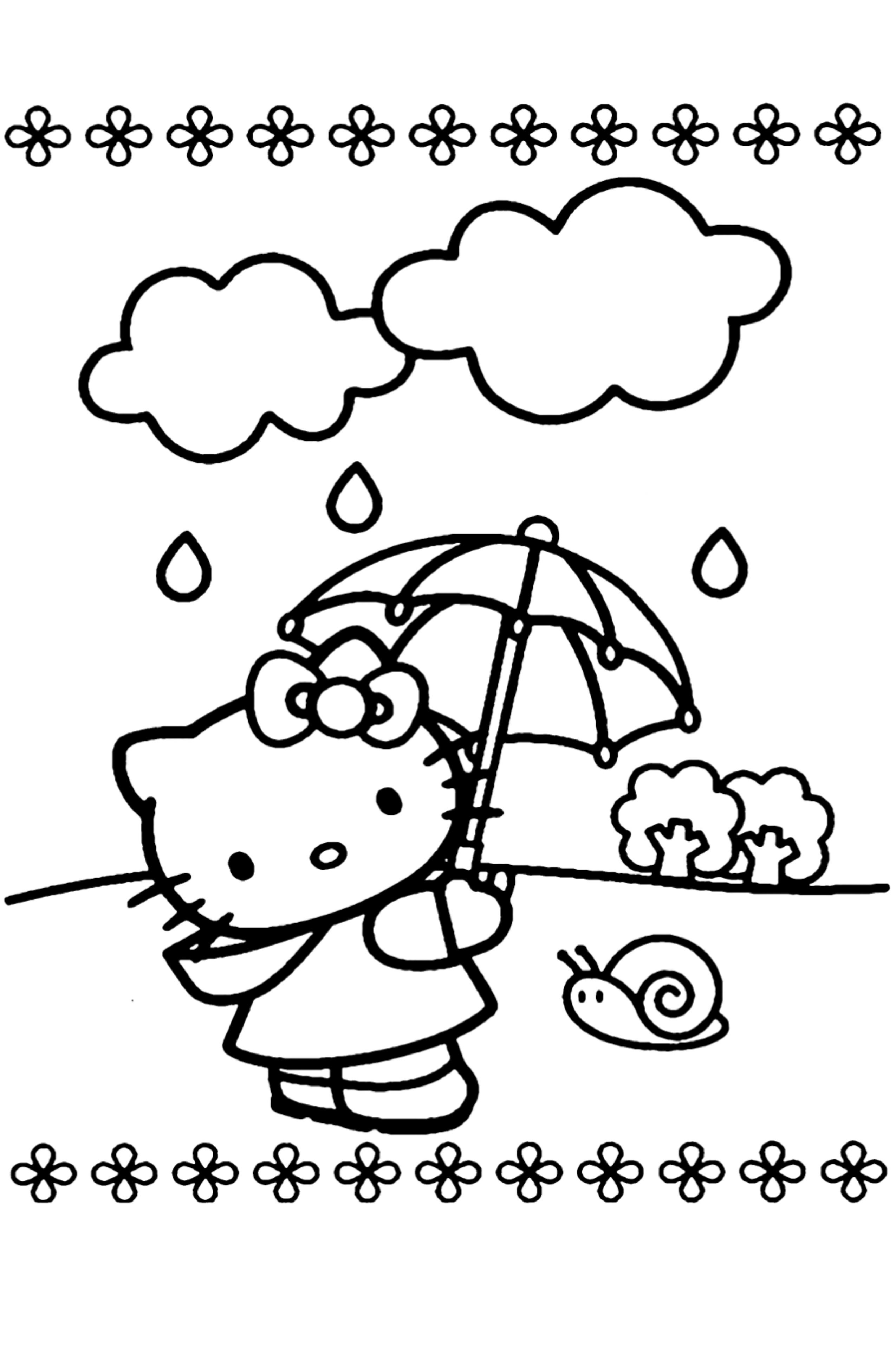 Hello kitty coloring pages for kids hello kitty imagenes hello kitty para colorear libros para pintar