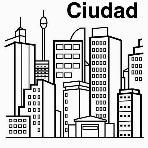 Dibujos para colorear maestra de infantil y primaria pueblos y ciudades para colorear towns and cities coloring â ciudad para dibujar ciudades ciudad dibujo