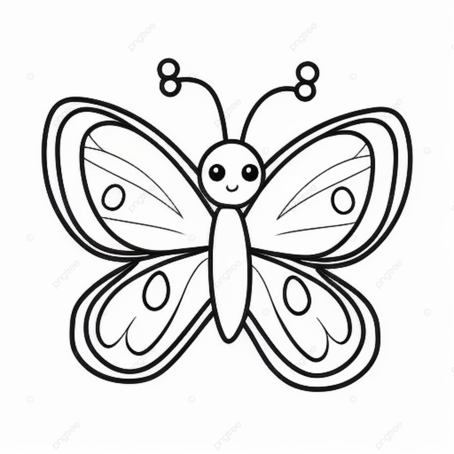 Dibujo de una mariposa para colorear png dibujos dibujo de mariposa dibujo de ala dibujo de anillo png imagen para dcarga gratuita