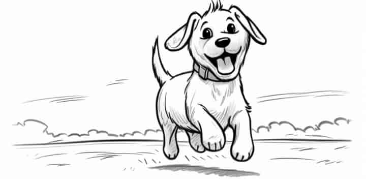 Descarga dibujos de perros para colorear e imprimir gratis