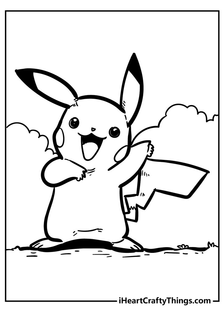 Pikachu coloring pages pokemon coloring pages pikachu coloring page pokemon coloring