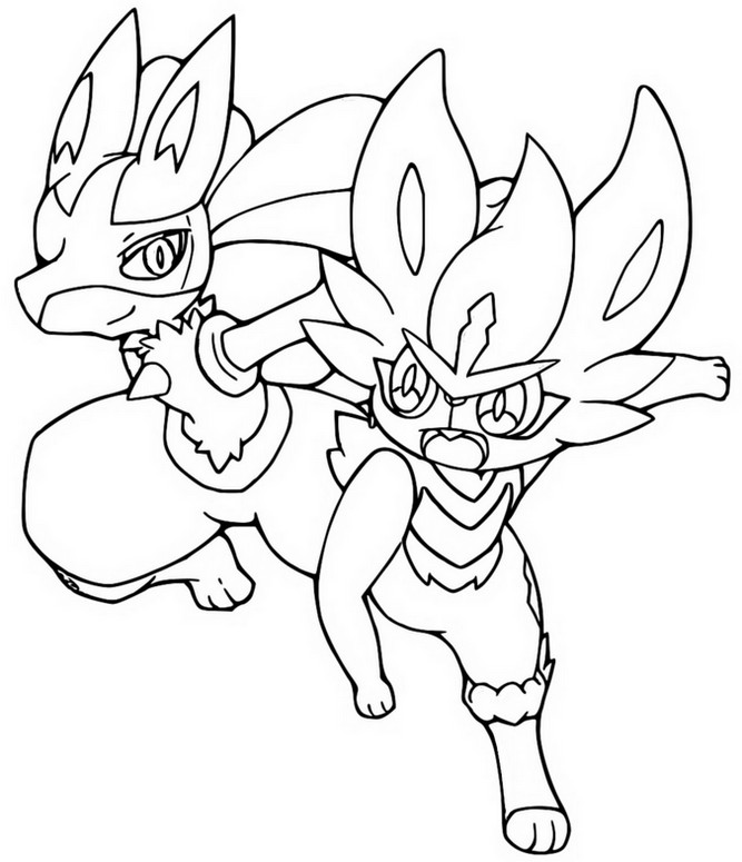 Coloring pages pokãmon