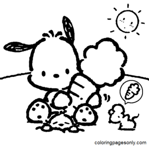 Pochacco coloring pages printable for free download