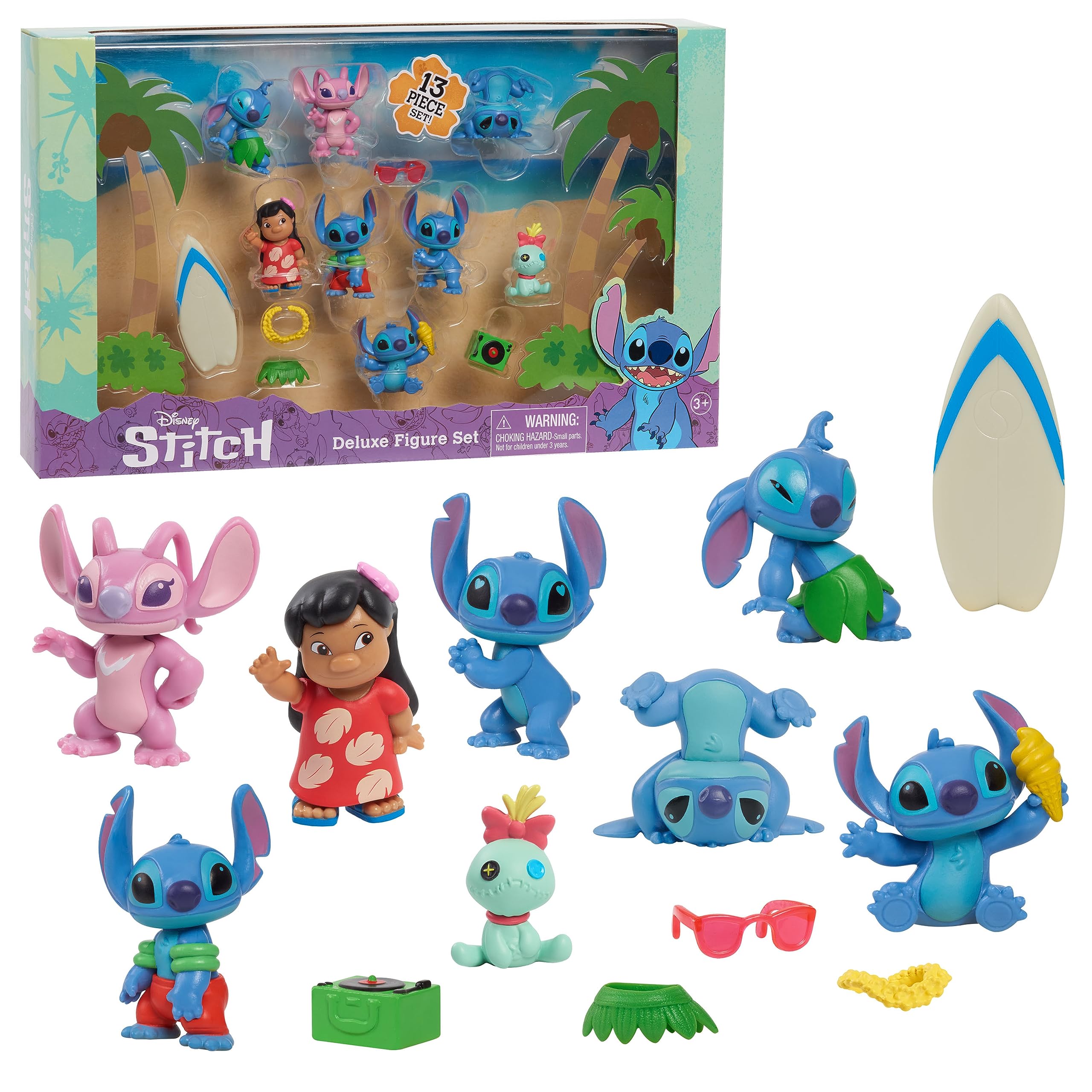 Disneys lilo stitch deluxe figure set