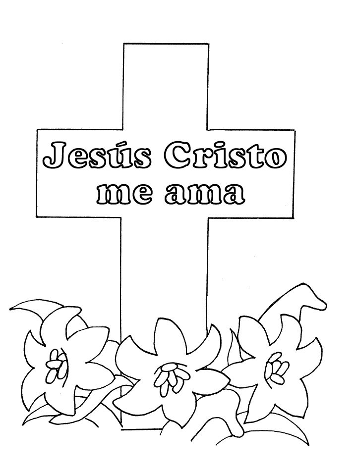 Octubre dibujos cristianos para colorear pãginas para colorear de pascua pascua cristiana dibujo de cruz