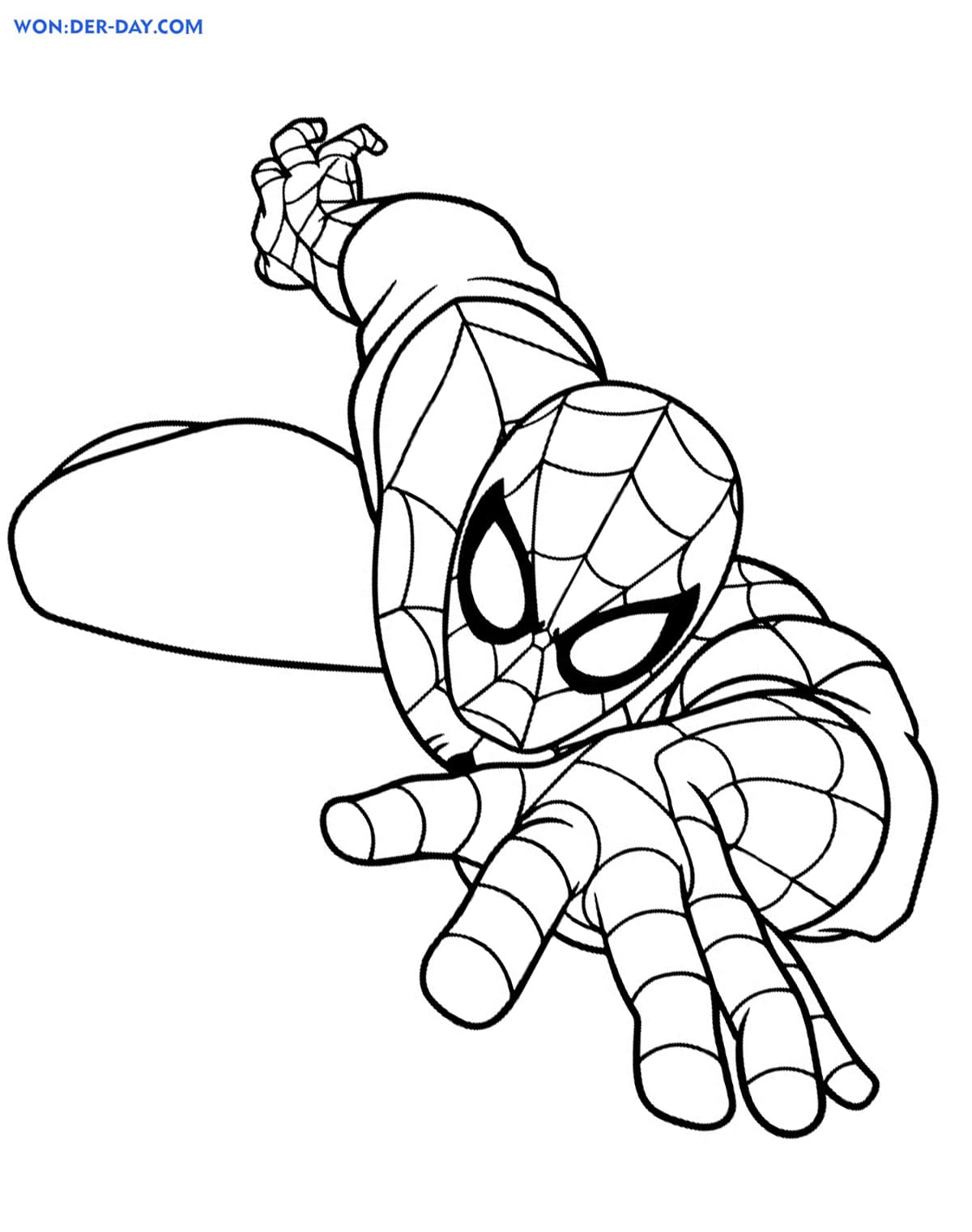 Dibujos de spiderman para colorear