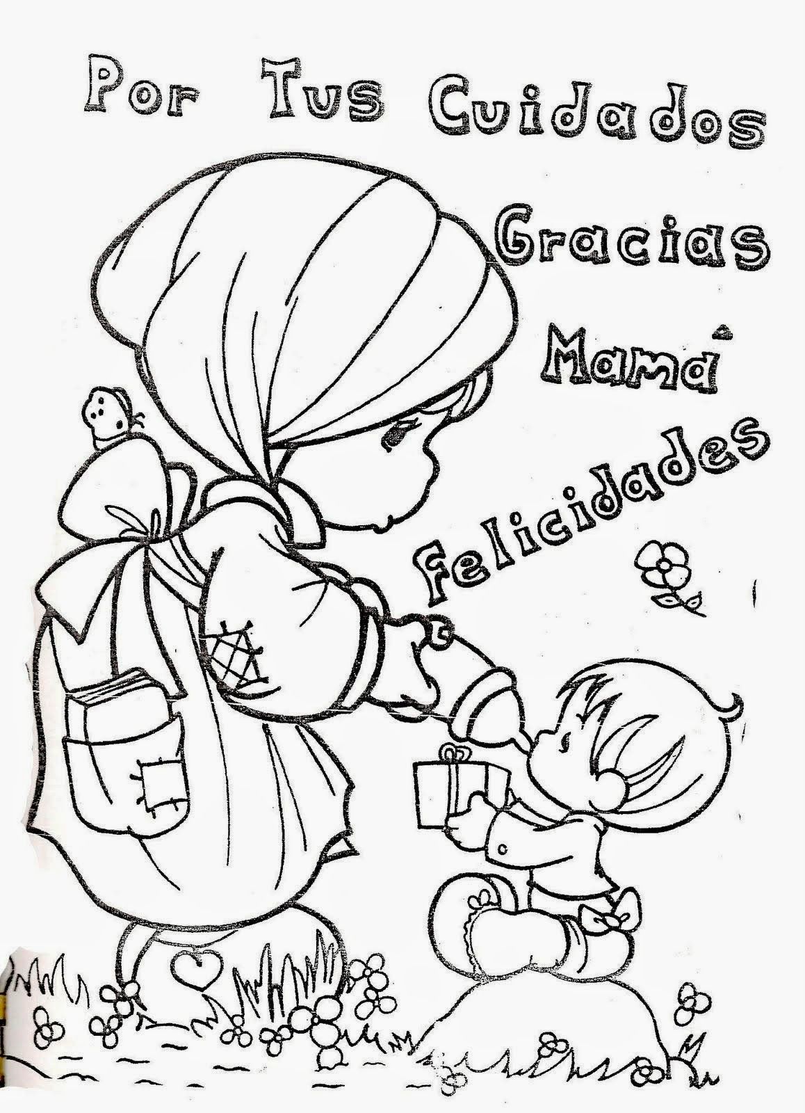 Maestra de infantil tarjetas para colorear en el dãa de la madre precious moments coloring pages mothers day coloring pages mothers day colors