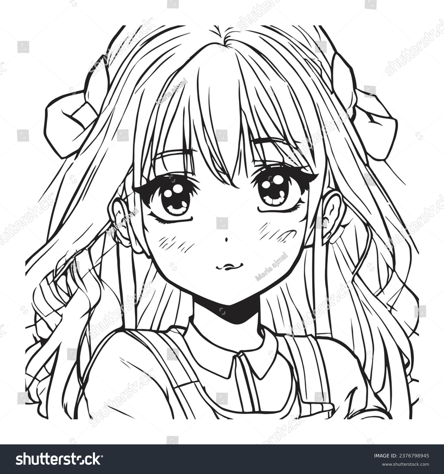 Imãgenes fotos de stock objetos en d y vectores sobre anime coloring pages