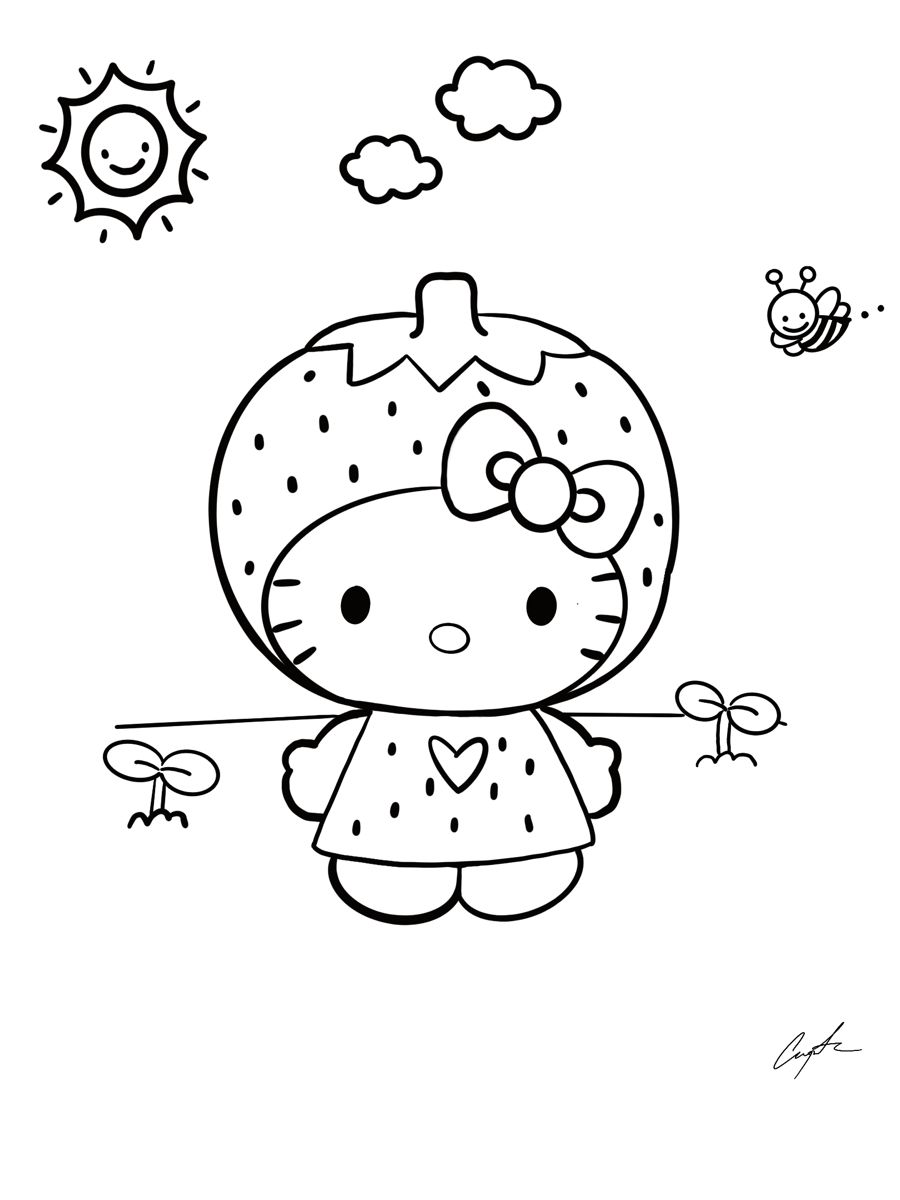 Coloring page ð made by með libro de dibujo hello kitty para colorear bloc de dibujo