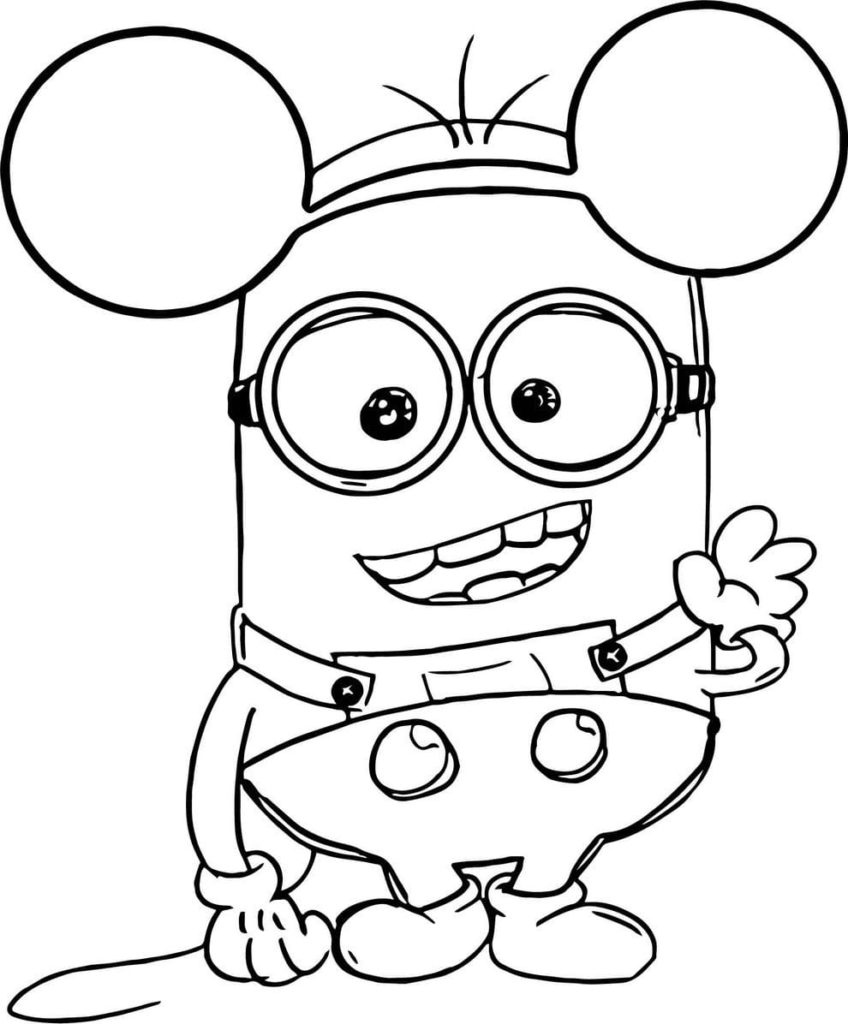 Despicable me coloring pages