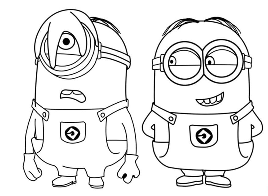 Despicable me coloring pages